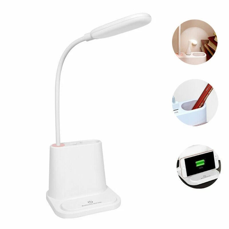 Usb-wiederaufladbare Schreibtischlampe, Touch-led-leselampe, Nachttischlampe