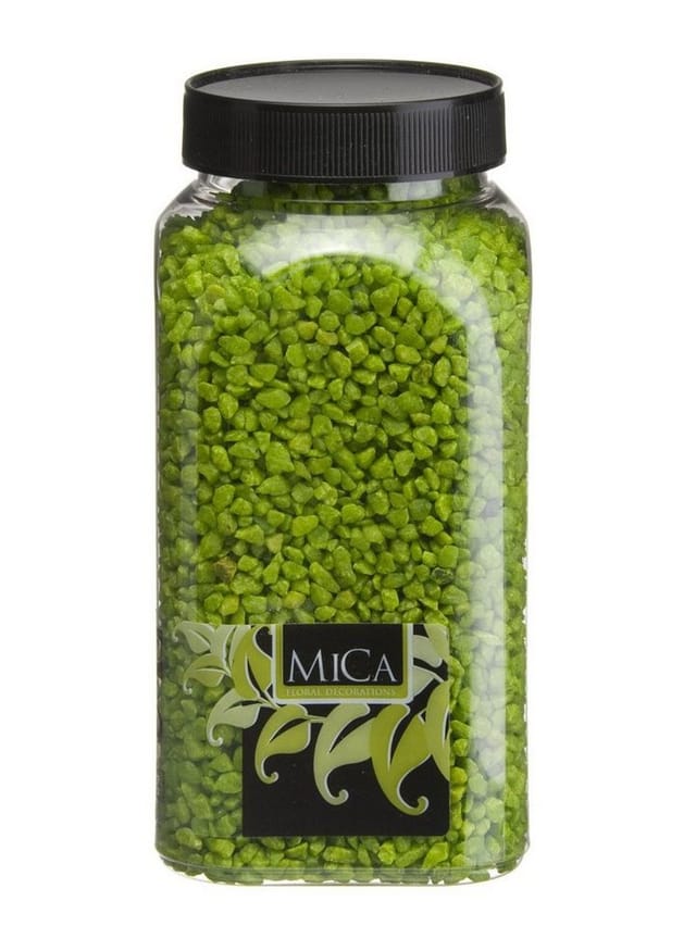 Mica Decorations Dekoration Granulat grün 650 ml 1 kg Granulat