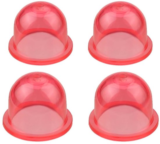 4er-pack Vergaser-primerkugeln, Universal-benzin-primerkugeln, Vergaser-ölkappen, Für Rasenmäher, Laubbläser Und Trimmer, 2,2 X 1,9 X 1,6 Cm, Rot