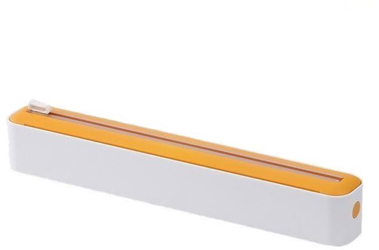 Magnetischer Abroller Für Lebensmittelfolie Aus Aluminium Mit Schneidevorrichtung, Für Küche/restaurant, 36,5 X 5 X 5,5 Cm, Grün