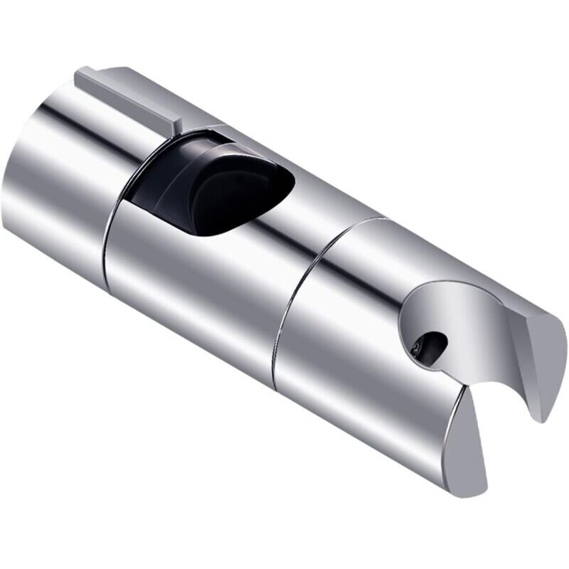 Duschkopfhalterung, Verstellbar Von 18-25 Mm Durchmesser, Aus Verchromtem Abs-material, Einfach Zu Montieren, Geeignet Für Duschstangen.