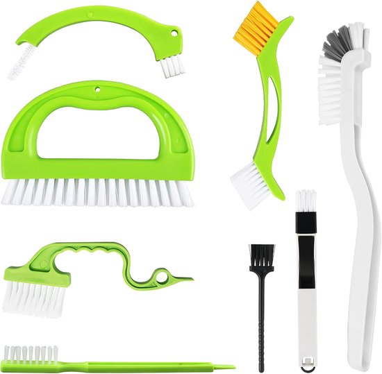 8-in-1 Fliesenfugenreinigungsbürste, Geeignet Für Badezimmer Und Küchen.