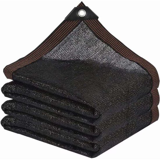 Schattiernetz – Rechteckig – 1 X 2 Meter – Schwarz