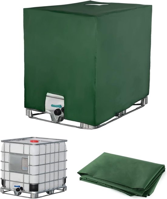 Geeignet Für Ibc 1000l Tankdeckel, Wassertankdeckel, Uv- Und Staubdichte Schutzdeckel, Wassertankdeckel (116 X 100 X 120 Cm, Grün).