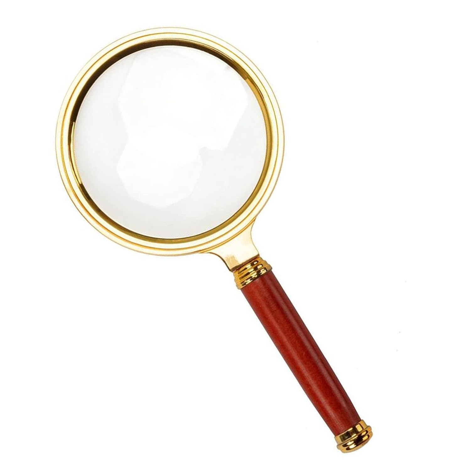 10-fache Handlupe, 80-mm-glaslupe Für Senioren, Briefmarken, Antiquitäten Und Schmuck