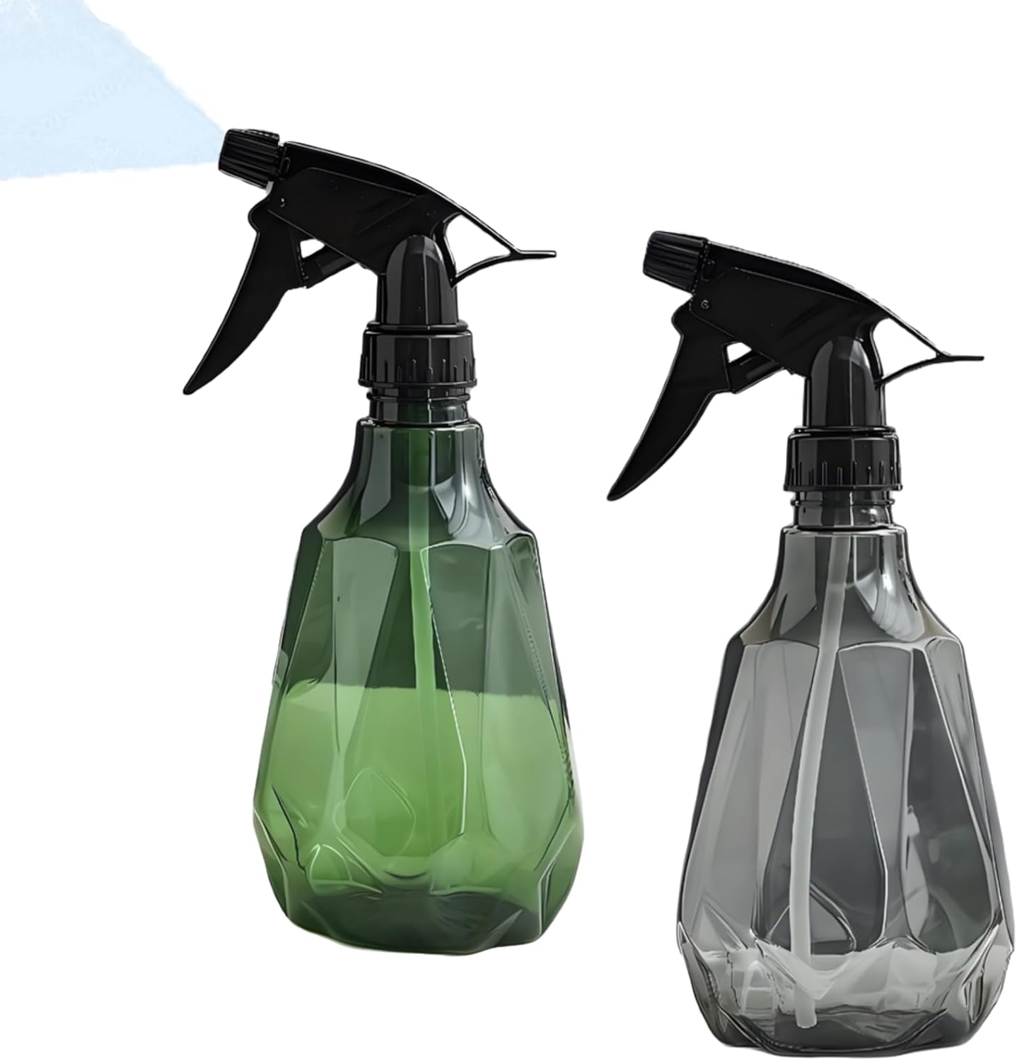 2er-pack Leere Sprühflaschen Mit Verstellbaren Sprühköpfen, 500 Ml Fassungsvermögen, 360°-sprühfunktion, Für Pflanzen, Garten, Balkon, Friseursalon