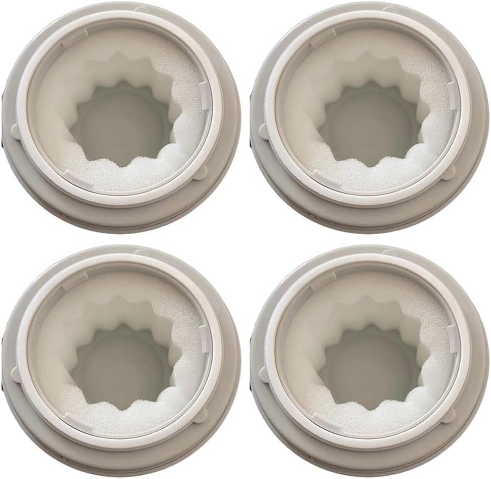 4 Stück Hepa-filter Für Xiaomi Mijia K10 Pro Saugroboter (schaumstofffilter)