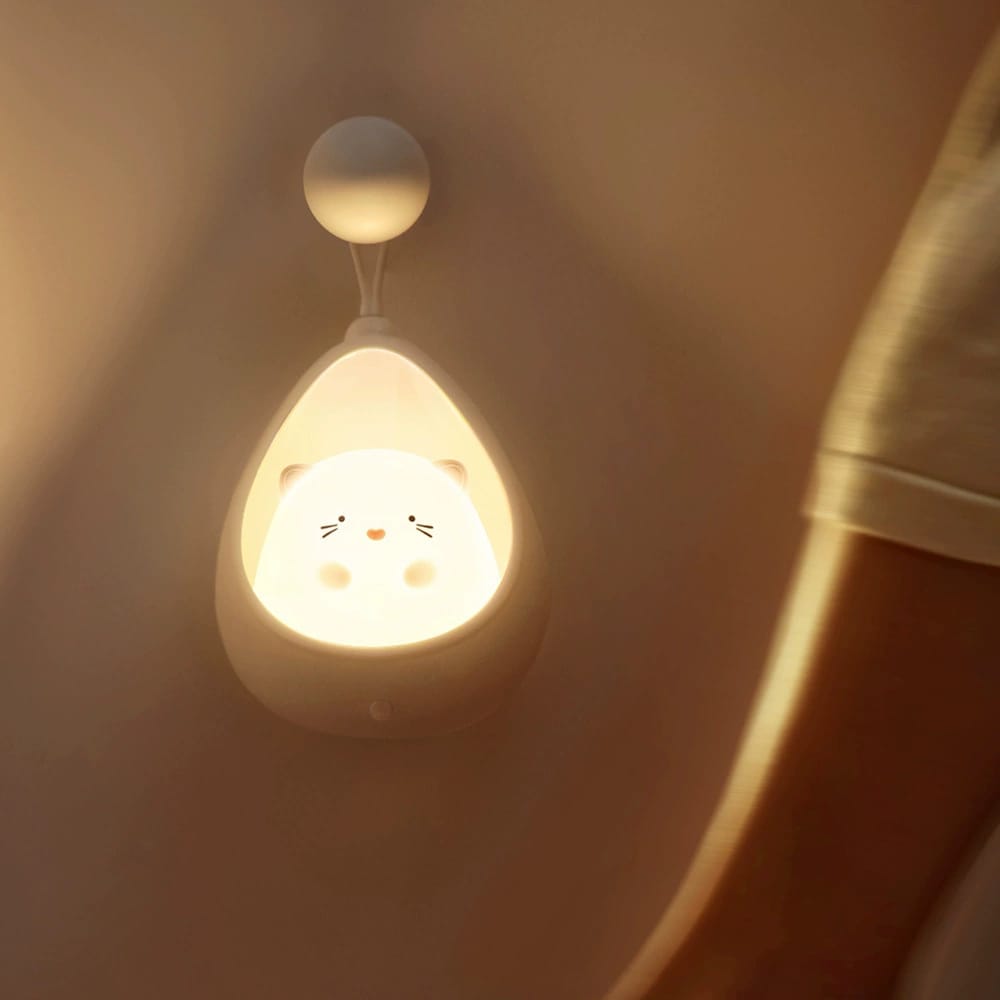 Intelligentes Nachtlicht Mit Bewegungssensor – Usb-aufladbar – Atmosphärisches Nachtlicht – Led-silikon-sensorleuchte