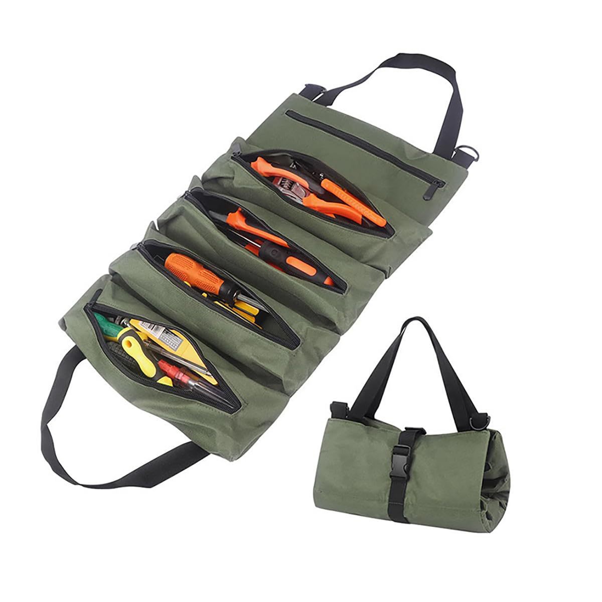 Multifunktionale Werkzeugtasche Aus Canvas, Tragbare Werkzeugtasche Fürs Auto, Elektriker-werkzeugtasche, Werkzeugtasche Für Heimwerker