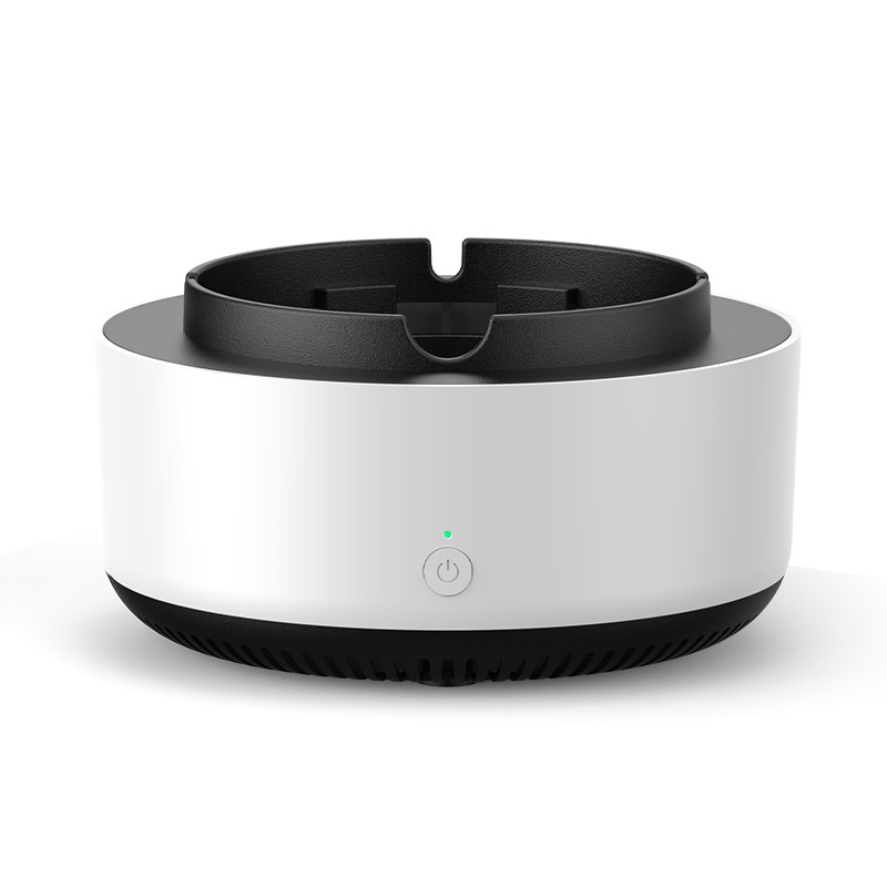 2-in-1 Luftreinigungsaschenbecher, Multifunktionaler Rauchfreier Aschenbecher Mit Filter, Geeignet Für Zuhause, Innenräume, Im Auto Und Im Büro (weiß).