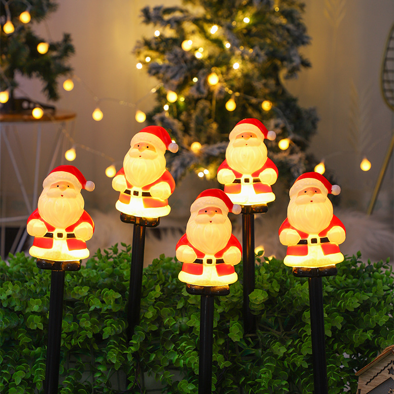 Weihnachtsbeleuchtung Für Den Garten, Weihnachtsmann, Dekorative Beleuchtung Für Terrasse Und Rasen, Solarbetriebene Weihnachtsbeleuchtung, Solarbetriebene Modelle