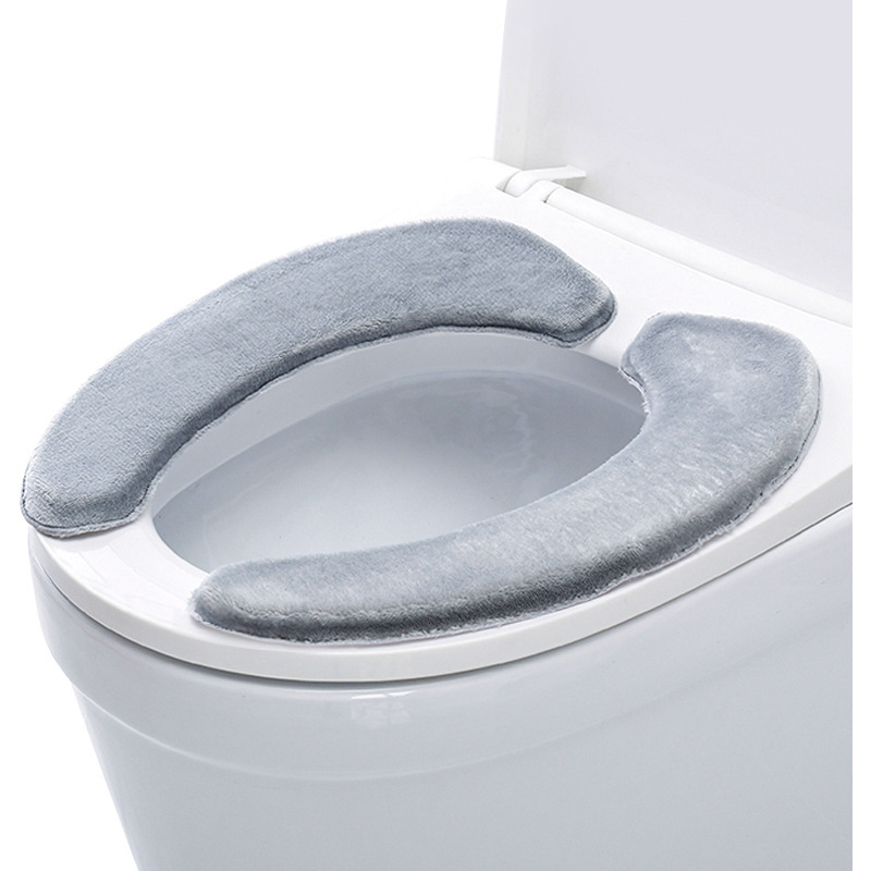 Wc-sitzbezüge, Winter-wc-sitzbezüge, Sitzkissen, Selbstklebende Wc-sitzbezüge Für Den Winter, Fleecegefütterte Wc-sitzringe Für Den Herbst.