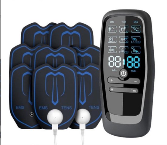 3-in-1-schmerztherapiegerät, Zweikanal-elektrostimulator, 9 Einstellungen