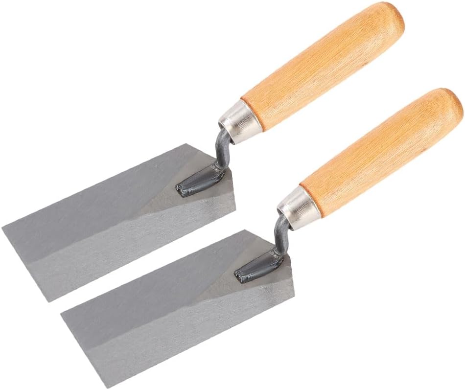 Stahl-mauerkellen, Professionelle Bauwerkzeuge, Geeignet Für Mauer- Und Betonarbeiten (2 Stück)
