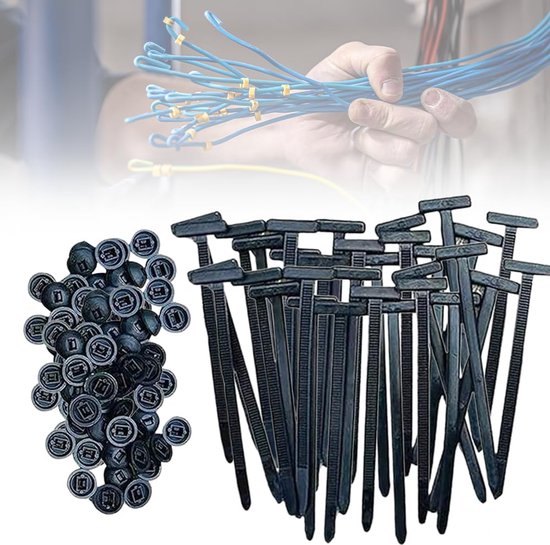 Kabelbinder Aus Nylon – 200er-packung – Universell Und Selbstsichernd – Für Kfz-wartung – Wetterfest – Kabelorganisation – Elektronik – Haushalt