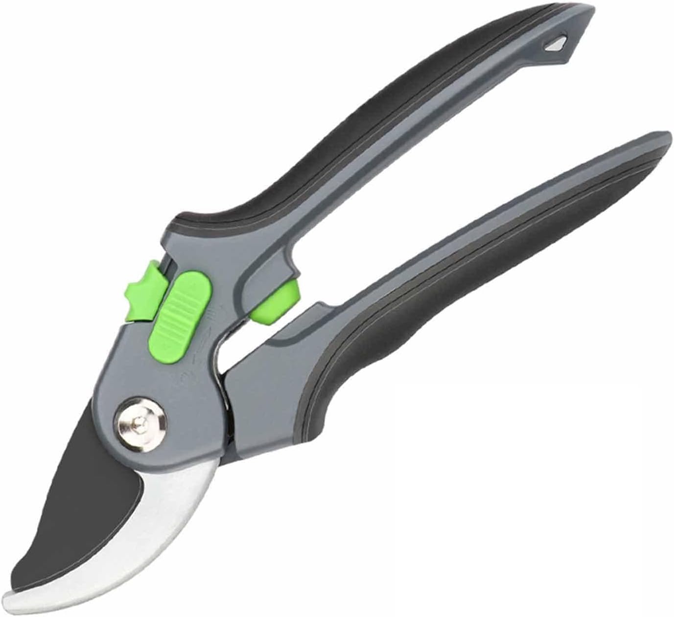 8-zoll-gartenschere – Für Benutzer Mit Weniger Kraft, Bypass-schnitt – Zum Schneiden Von Frischem Holz/blüten – 35 Mm Scherendurchmesser, Ergonomischer Griff