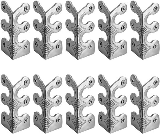 10 Vintage-eckenschützer Aus Metall Für Fußleisten, Schränke Und Möbel – Polsterpads