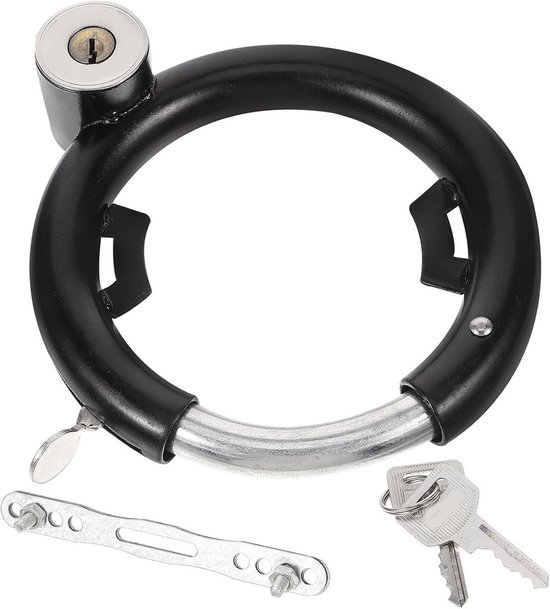 Hochleistungsfähiges, Selbstverriegelndes Kettenschloss Aus Metall Für Fahrräder Und Roller (schwarz)