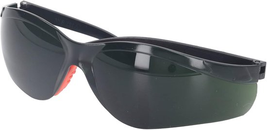 Schweißerschutzbrille – Schutzbrille Für Schweißer – Für Schweißarbeiten – Verstärkte, Schlagfeste Gläser – Universelles Design – Schwarz