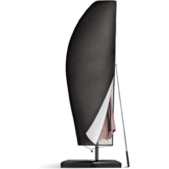Sonnenschutz – Uv-geschützt Und Wasserdicht – Geeignet Für Gartenmarkisen Mit Teleskopstangen – Sonnenschutzabdeckung – Schwarz – 265 X 40/70/50 Cm – 1 Stück