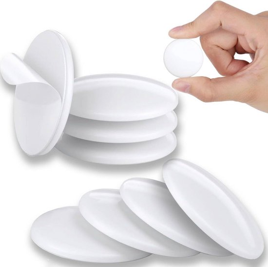 8 Selbstklebende Türstopper – Runde Silikon-türgriff-wandschutzpads
