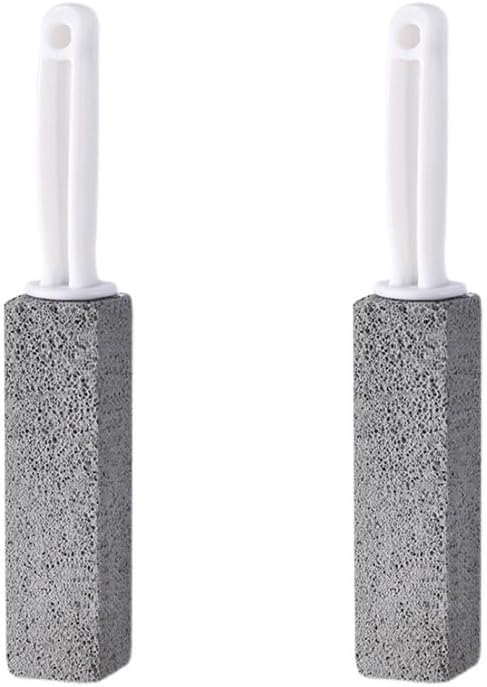 Ein Set Aus Zwei Robusten Kunststoff-reinigungsbürsten Für Eine Effektive Badreinigung.