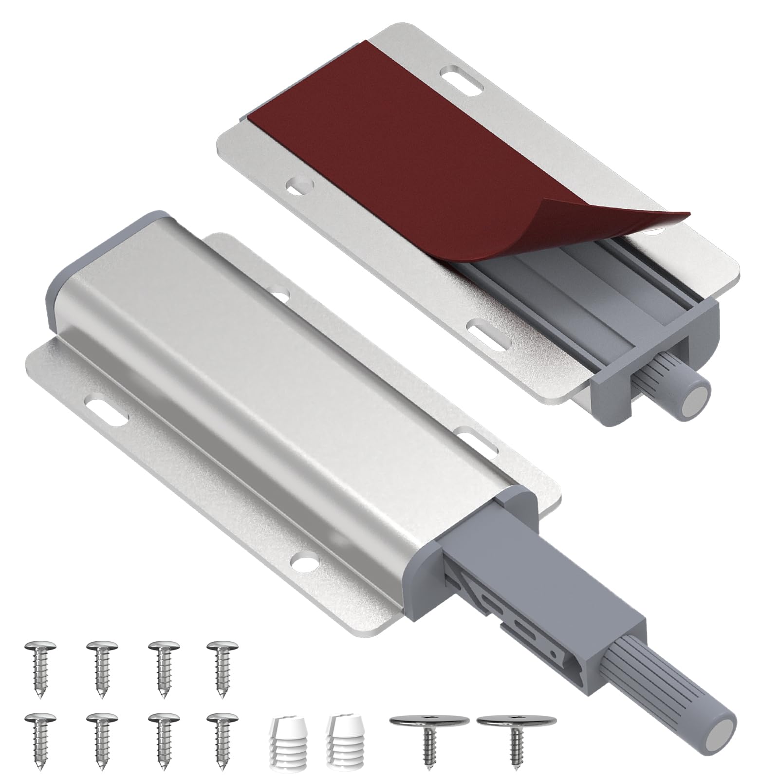 Magnetische Schranktürschlösser Mit Druckknopf, 6er-pack, Für Schranktüren, Druckknopfschloss, Magnetisches Türschloss