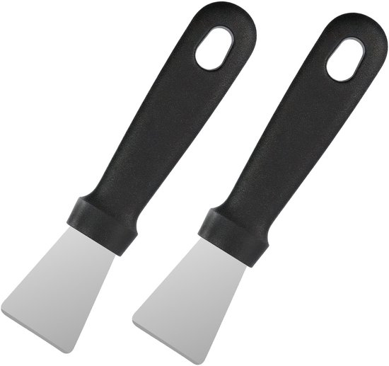 4-teiliges Küchenreiniger- Und Ofenreinigungsset Aus Schwarzem/rotem Edelstahl