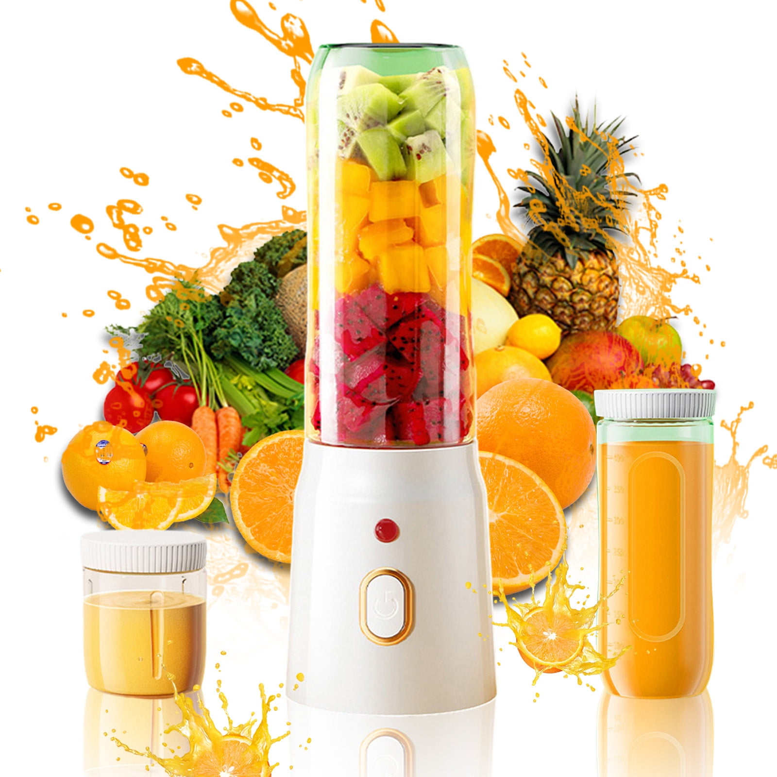 Usb-aufladbarer Mini-standmixer 10 Mixstufen Für Smoothies, Milchshakes Und Sorbets 21