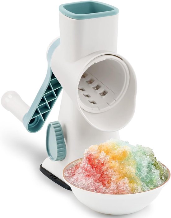 Manuelle Kurbel-eismaschine Für Schneekegel Mit Saugnäpfen, Tragbarer Eisbrecher Für Alle Eissorten.
