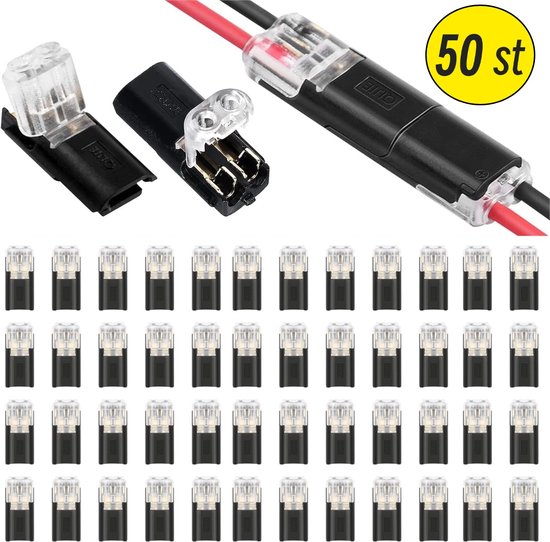 50-poliges 12v 18-22 Awg Wasserdichtes Bipolares Schnellverbinderset