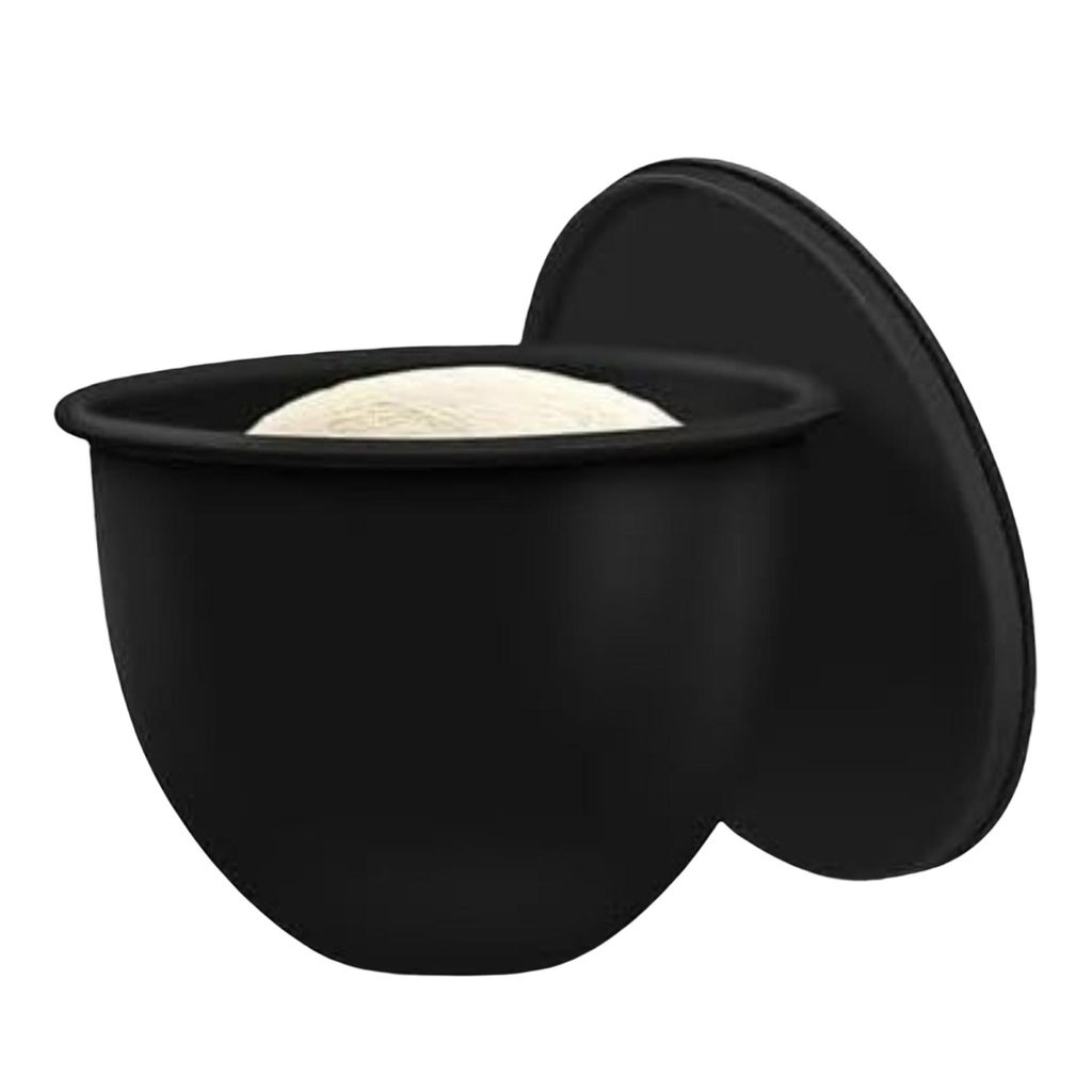 Wiederverwendbare Silikon-rührschüssel, Silikon-rührschüssel Mit Deckel, Silikonschüssel Für Küchenmaschinen – Schwarz