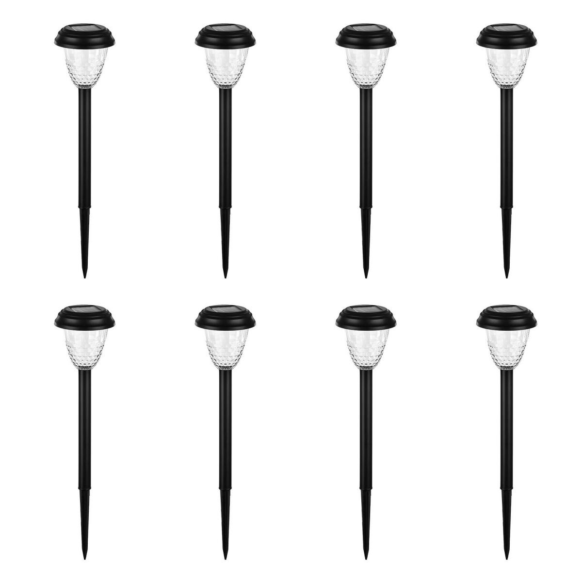 Solarbetriebene Gartenleuchte Für Den Außenbereich, 7 Rgb-farben, Wasserdichte Solarbeleuchtung, Geeignet Für Gartenwege Und Gartendekoration.