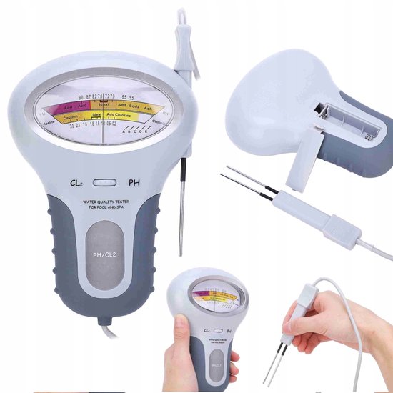 Wasserqualitätsmessgerät, Ph-meter, Chlortester, Digitaler Wassertester Für Ph-wert Und Chlor, Schnellmessung In 15 Sekunden, Keine Chemischen Reagenzien, Für Spa & Aquarium