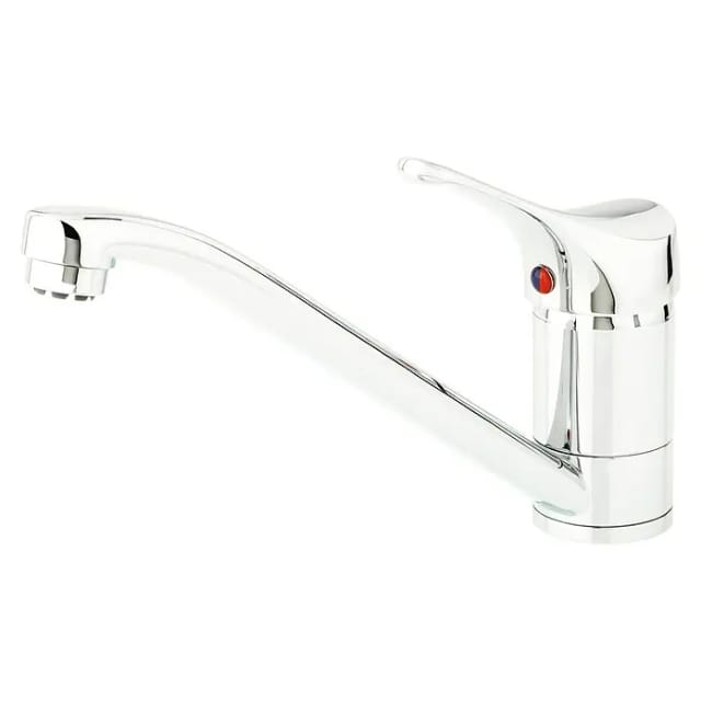 Einhebel Armatur qmix 700ndn Amatur Niederdruck Wasserhahn Hahn Wasser verchromt