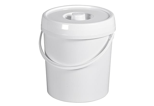 Windeleimer mit Deckel weiß 11 l