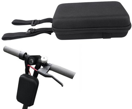Wasserdichte Lenkertasche Für Fahrräder/elektroroller – Schwarz