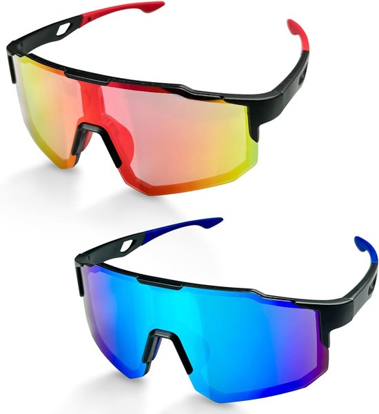 2x Polarisierte Sportbrillen - Winddicht Und Uv400-schutz Für Radfahren, Laufen, Skifahren