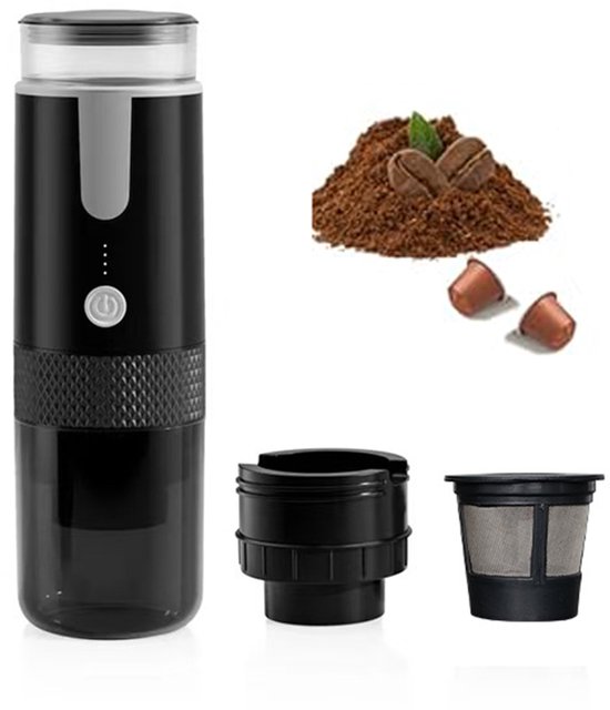 Tragbare, Wiederaufladbare 5v Usb-c Espressomaschine/kaffeemaschine – Schwarz