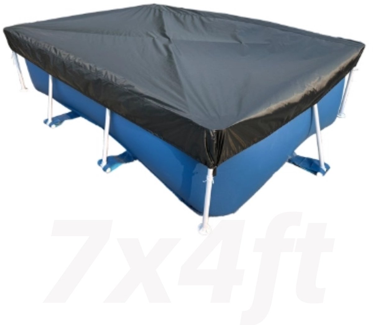223 X 150 X 20 Cm – Rund – Poolabdeckung Für Den Außenbereich – Poolabdeckung – Mit Kordelzug Und Aufbewahrungstasche – Staubdicht – Uv-beständig