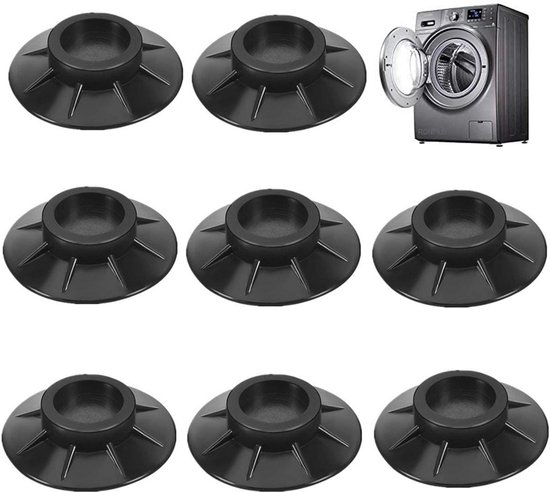 8er-packung 10,4 Cm Antivibrations-geräuschdämpfungspads Für Waschmaschine Und Trockner