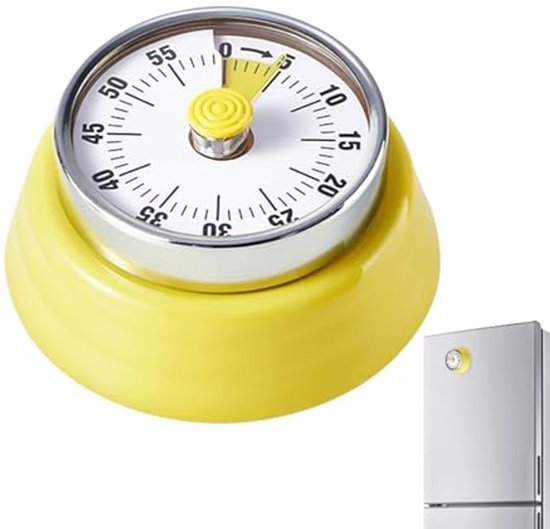 Mechanischer Küchentimer Mit 60 Minuten Anzeige Und Lautem Alarm Für Kochen Und Lernen