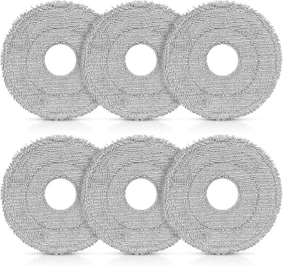 6er-packung 135-mm-ersatz-wischmopppads – Für Dreame/mova-staubsauger
