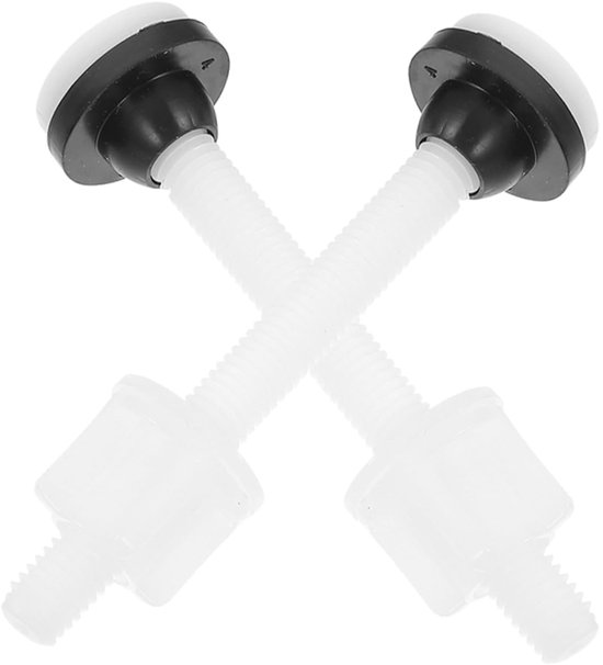 2 Stück Wc-becken-schrauben – Wasserdichte Abs-schrauben, Universell Für Wc-sitz