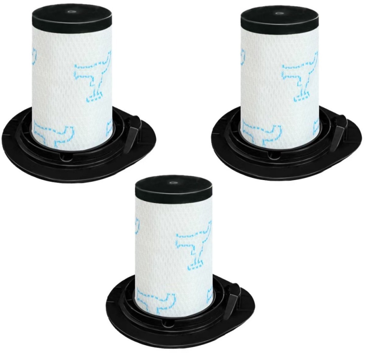 Filter Für Rowenta Zr009002, Rh9252, Rh9276, Rh9286 – Zubehör Für Staubsaugerwartung Und -reinigung – 3er-pack