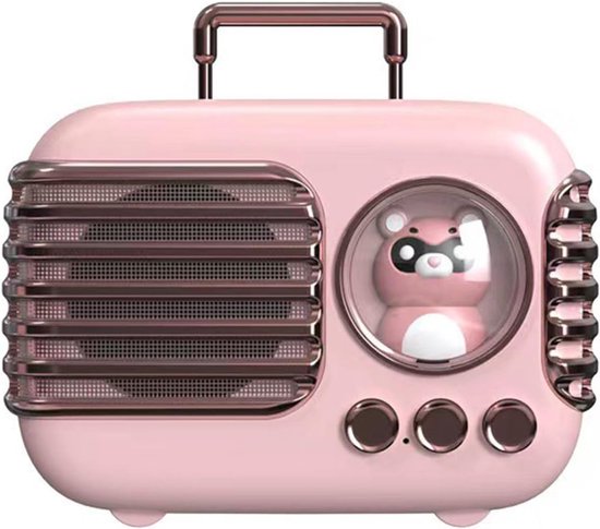 Retro-bluetooth-lautsprecher, Kabelloser Vintage-lautsprecher In Kleiner Ausführung Mit Stereoklang