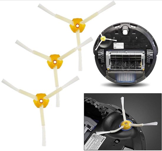 Bürstenset Für Saugroboter, Seitenbürsten-zubehör, Ersatzteile-set Für Irobot Roomba 800/900 Serie, Gelb