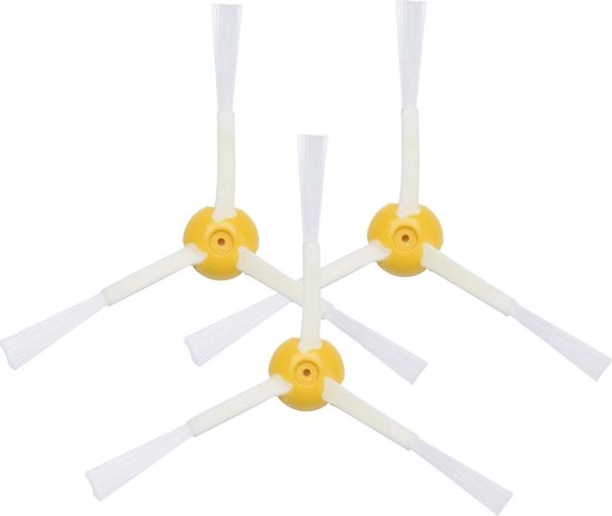 Bürstenset Für Saugroboter, Seitenbürstenaufsatz Für Saugroboter Der Irobot Roomba 800/900 Serie, 3-teilig, Gelb