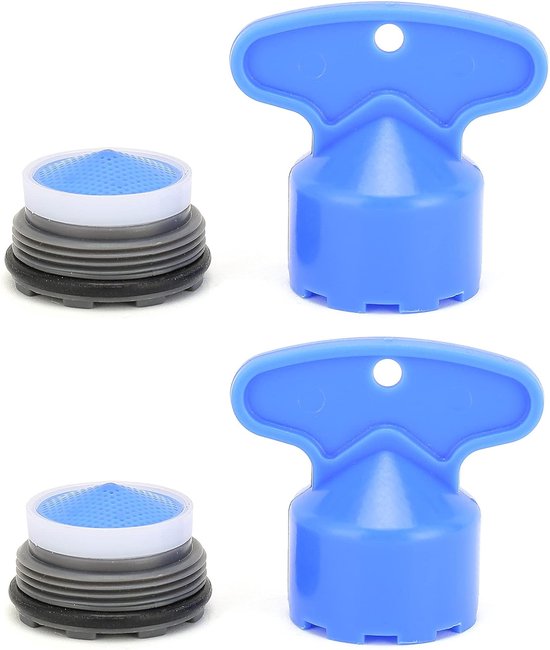 2er-pack, Wasserhahn-luftsprudler, Wasserhahnzubehör, Wasserhahn-luftsprudler, Küchen- Und Badezimmerarmaturen, Universelles Wasserhahnzubehör, 1,85 X 1,85 X 3 Cm
