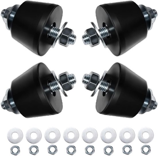 M8 Gummipuffer (40x26 Mm), 4er-pack, Stoßdämpfer Für Klimaanlagen, Wärmepumpen Und Kompressoren, Antivibration.